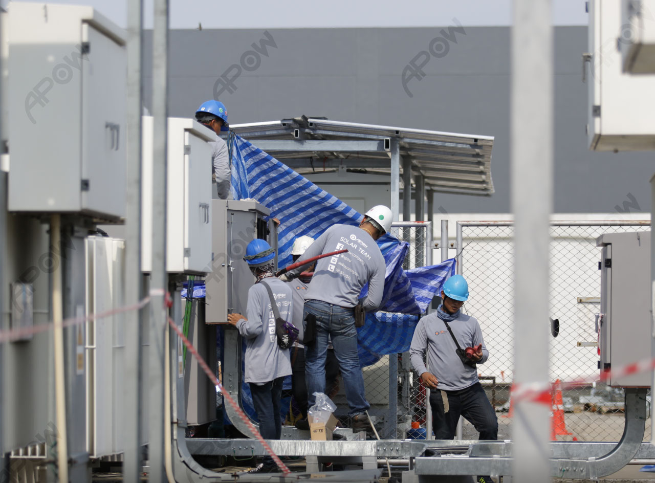 โครงการติดตั้งระบบ โครงการติดตั้งระบบ Solar rooftop บนอาคารสำนักงานขนาดใหญ่